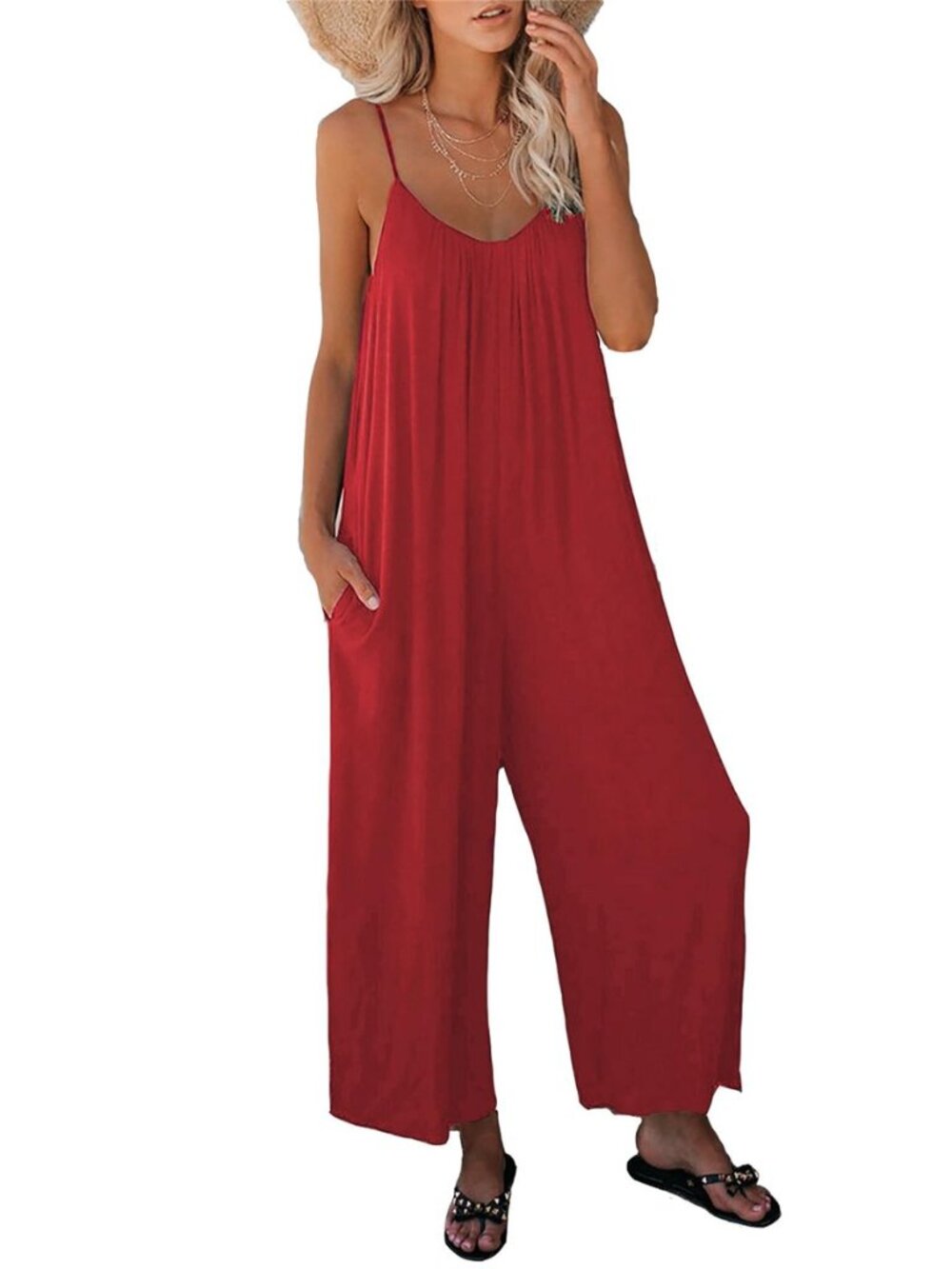 Womens Jumpsuits Overalls Summer Casual Wide Leg Rompers